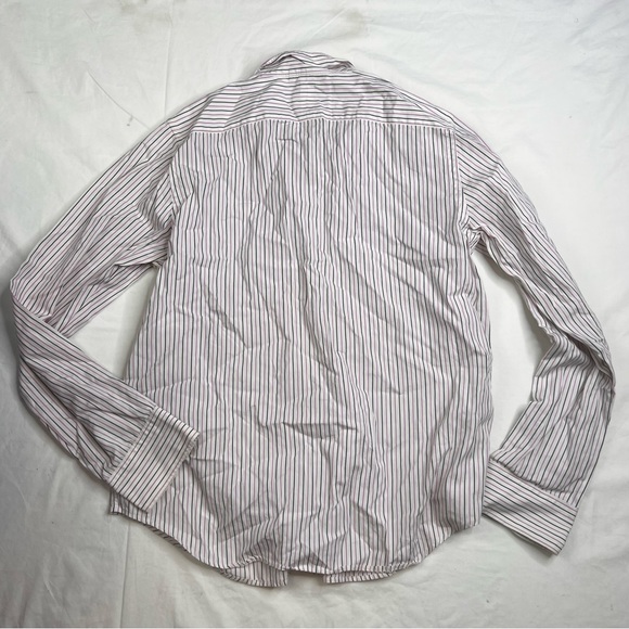 Bundle 2 Ralph Lauren Women’s M Long Sleeve Button-Front Striped Shirt L080123 - Picture 7 of 11
